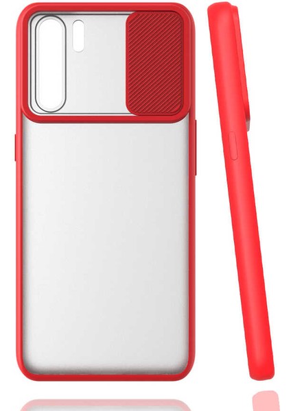 Oppo Reno 3 Kılıf Kamera Korumalı Lensli Hopy Silikon Kapak