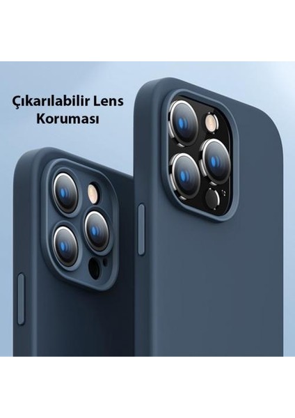 iPhone 14 Pro 6.1 Kamera Korumalı Kılıf ve Ful Kaplama Ekran Koruyucu, Gizli Magsafeli Kılıf