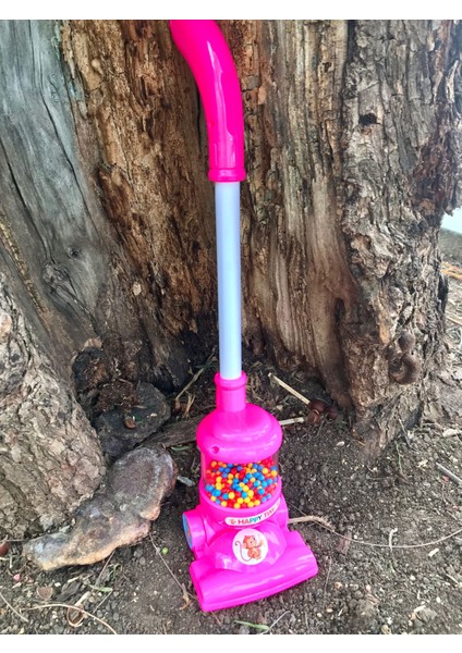 Oyuncak Dyson Dikey Süpürge Pembe