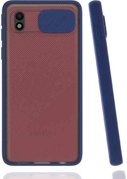 Samsung Galaxy A01 Core Kılıf Kamera Korumalı Silikon Kapak Hopylens