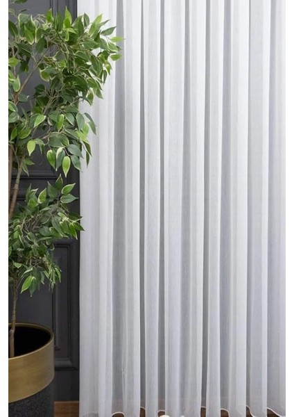 Bambu Şantuklu Ütü Istemez Kırışmaz Tül Perde 1e 2kat Pileli Tül modelleri