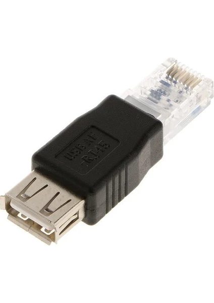 RJ45 Erkek To USB Dişi Ethernet Yönlendirici Çevirici Dönüştürücü Adaptörü