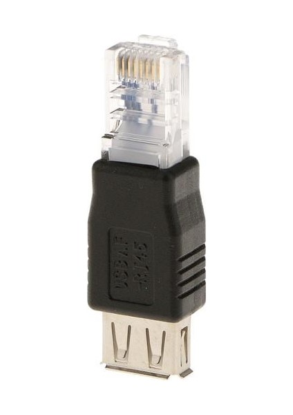 RJ45 Erkek To USB Dişi Ethernet Yönlendirici Çevirici Dönüştürücü Adaptörü