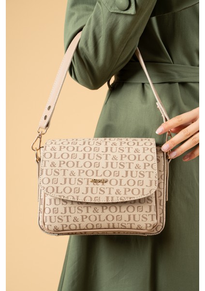 Kadın Iki Askılı 3 Bölmeli Omuz ve Çapraz Çantası