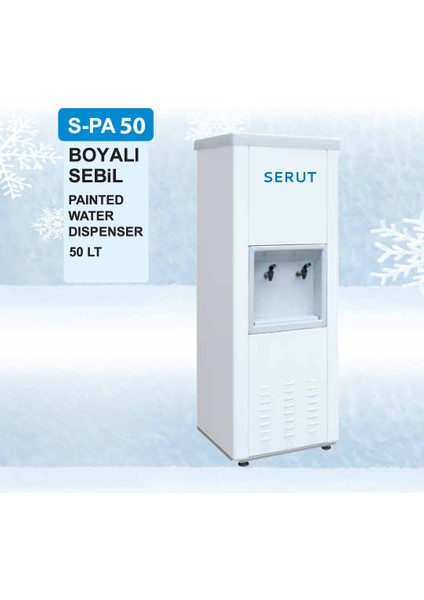 Endüstriyel Boyalı Soğuk Su Sebili 50 Lt S-PA 50 fiyatları