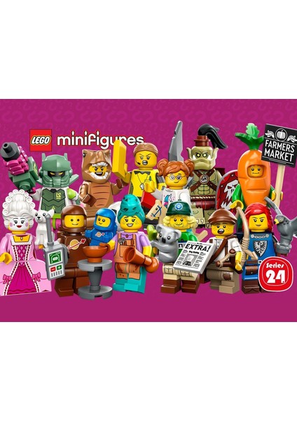 Mini Figür 71037 Seri 24: 12'li Full Set
