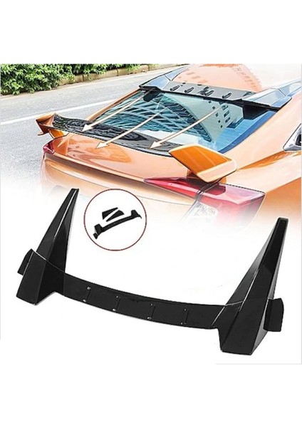 Honda Civic Fc5 3 Parça Tavan Spoiler (Plastik)