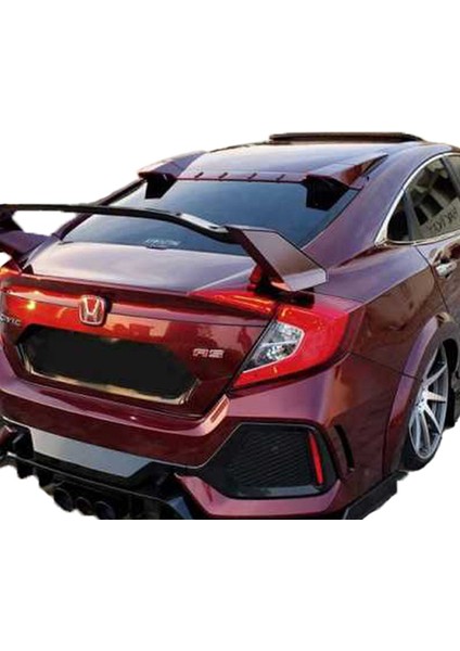 Honda Civic Fc5 3 Parça Tavan Spoiler (Plastik)