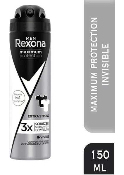Men Maximum Protection Invisible Deodorant 150 ml