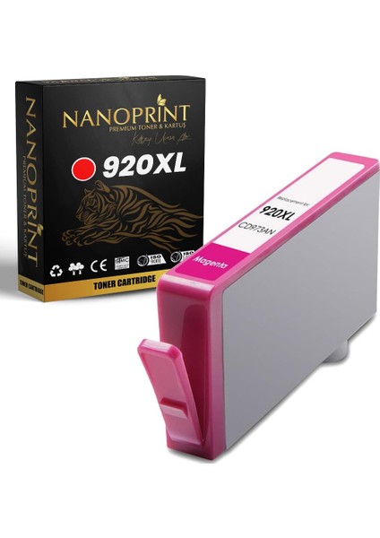 Hp 920XL Kırmızı Muadil Kartuş /CD973AE/6000/6500/6500A/7000/7500