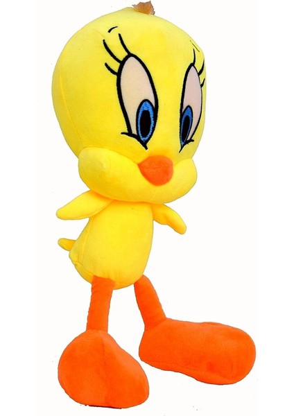 Deniz Sport Looney Tunes Tweety Figür Peluş Oyuncak Uyku & Oyun Arkadaşı Ithal Ürün 38 cm