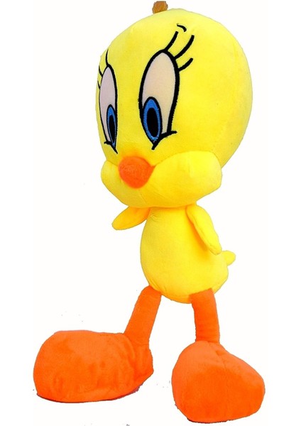 Deniz Sport Looney Tunes Tweety Figür Peluş Oyuncak Uyku & Oyun Arkadaşı Ithal Ürün 38 cm