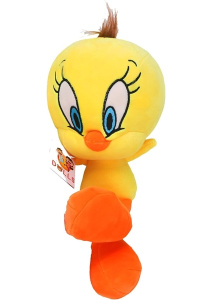 Deniz Sport Looney Tunes Tweety Figür Peluş Oyuncak Uyku & Oyun Arkadaşı Ithal Ürün 38 cm