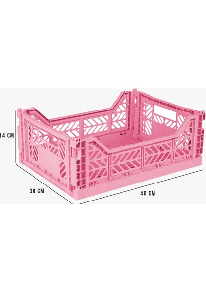 Aykasa 403014 Midibox Baby Pink Katlanabilir Kasa
