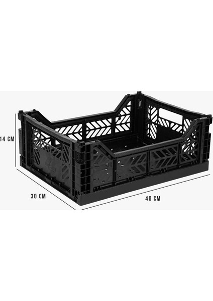 Aykasa 403014 Midibox Black Katlanabilir Kasa fırsatları