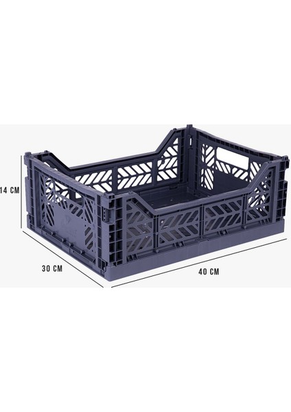 Aykasa 403014 Midibox Cobalt Katlanabilir Kasa