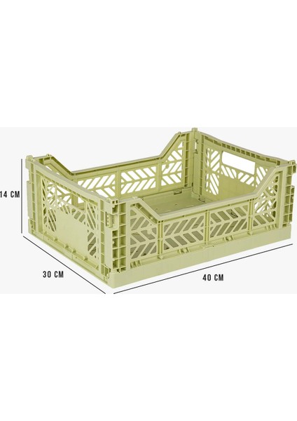 Aykasa 403014 Midibox Lime Katlanabilir Kasa