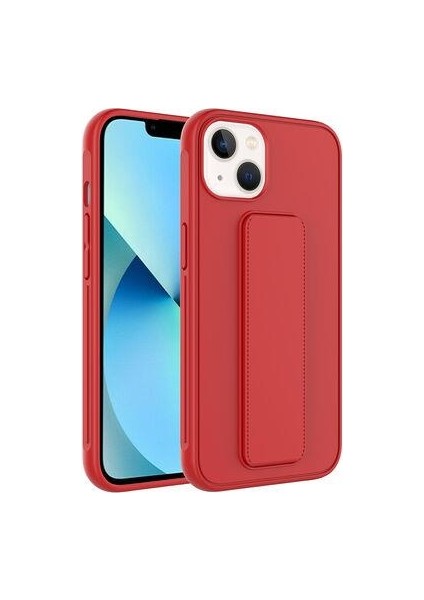 Apple iPhone 14 Kılıf El Geçmeli Standlı Kapak