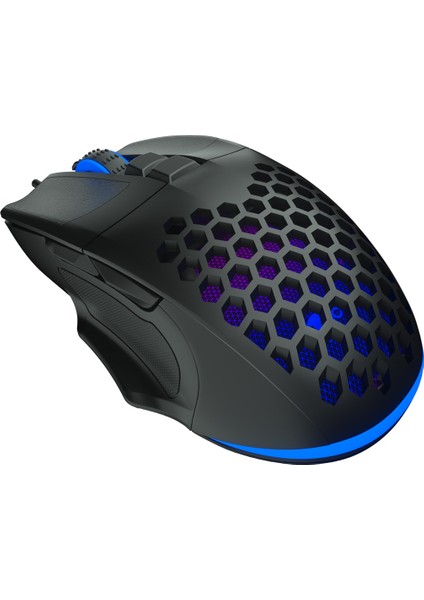 Lenovo Lecoo MS107 Kablolu RGB LED Aydınlatmalı 3200DPI 7 Tuşlu Gaming Mouse Siyah