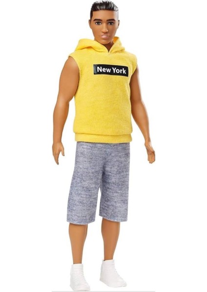Ken Fashionistas Bebek Sarı New York Tişörtlü GDV14-DWK44