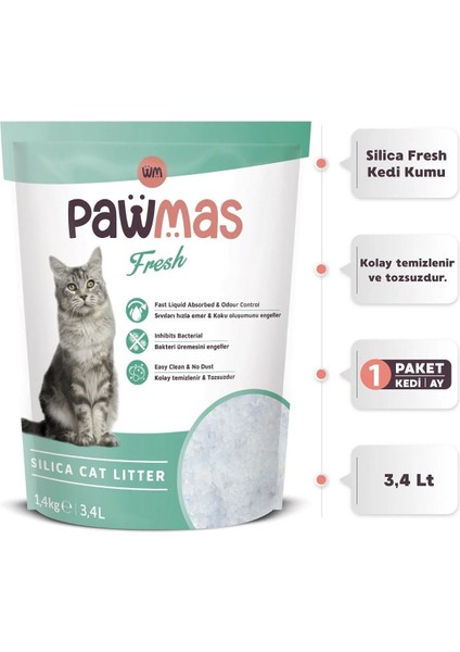 Silika Fresh Kedi Kumu 3.4 Lt