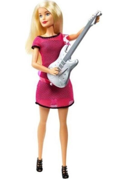 Rockstar Bebek GDJ34 Lisanslı Şarkıcı Barbie Lisanslı Ürün
