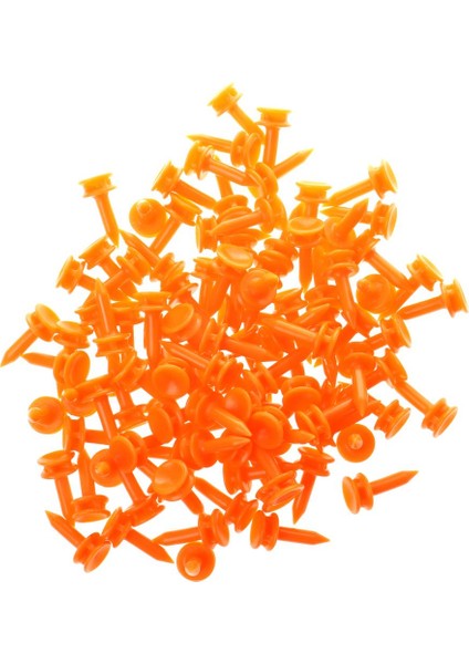 100 Pcs/pack Profesyonel 25MM 0.98 Inç Kale Golf Tees Turuncu (Yurt Dışından)