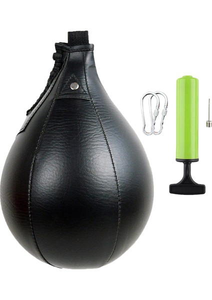 Bepretty Boks Hız Torbası Asma Punch Bag Speedball Fitness Boks Boksla Siyah (Yurt Dışından)