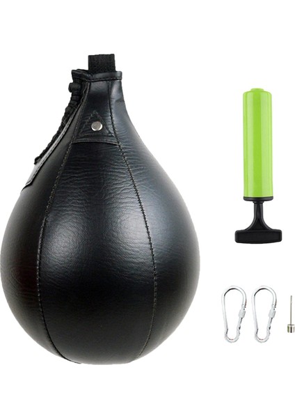 Bepretty Boks Hız Torbası Asma Punch Bag Speedball Fitness Boks Boksla Siyah (Yurt Dışından)