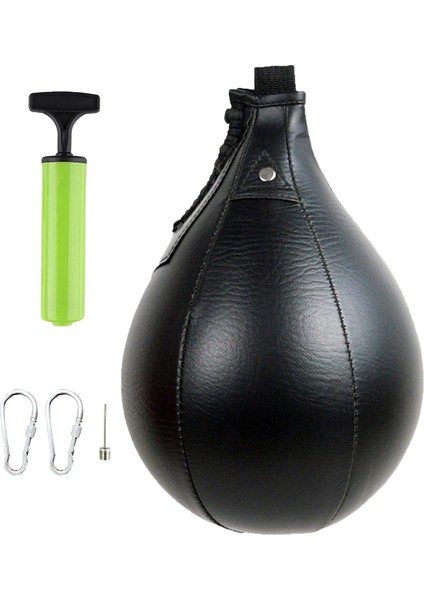 Bepretty Boks Hız Torbası Asma Punch Bag Speedball Fitness Boks Boksla Siyah (Yurt Dışından)