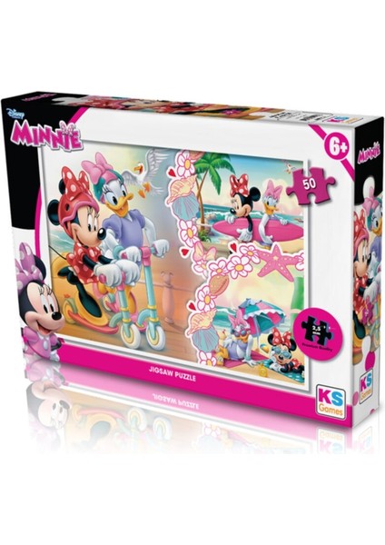 Ks Games Minnie Çocuk Puzzle 50 Parça Min