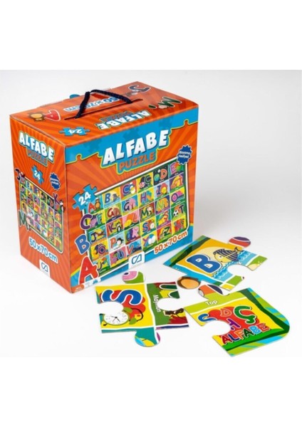24 Parça Alfabe Eğitici Maxi Boy Puzzle 5027 fiyatları