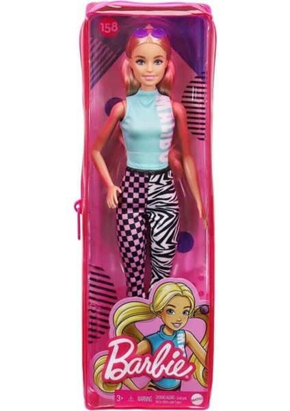 Büyüleyici Parti Bebekleri Fashionistas Zebra Desenli Taytlı GRB50