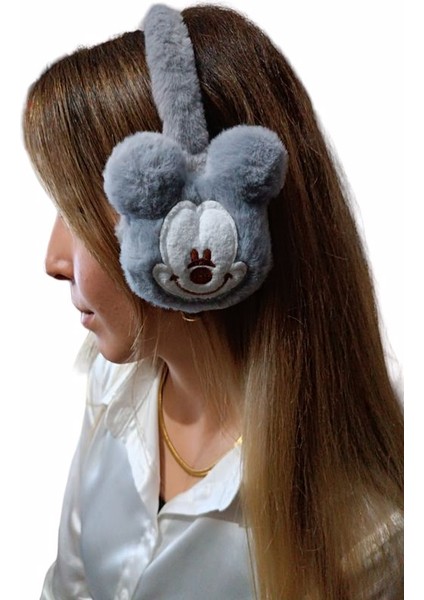 Minnie Mause Figürlü Peluş Kulaklık Taç