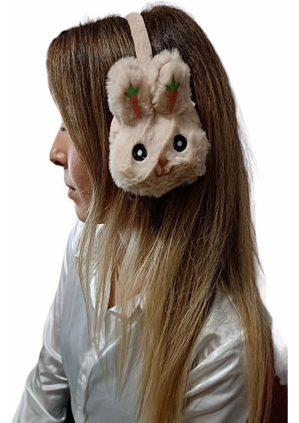 Tavşan Figürlü Peluş Kulaklık Taç