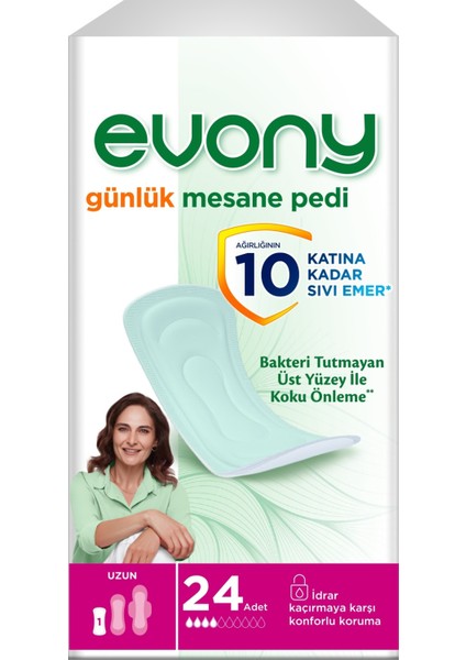 Günlük Mesane Pedi Uzun 72 Adet (3Pk*24)