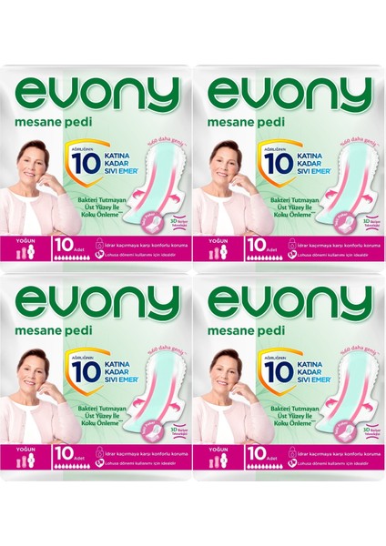 Günlük Mesane Pedi Yoğun 40 Adet (4pk*10)