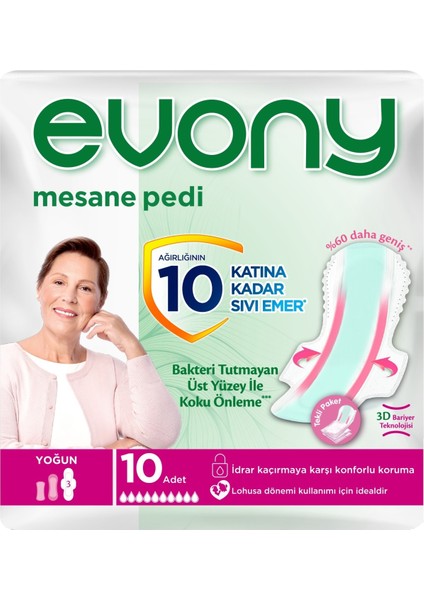 Günlük Mesane Pedi Yoğun 40 Adet (4pk*10) fiyatları