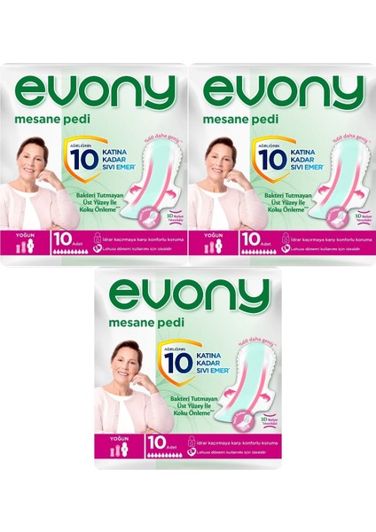 Günlük Mesane Pedi Yoğun 30 Adet (3Pk*10)