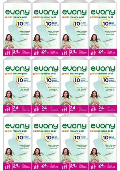 Günlük Mesane Pedi Uzun 288 Adet (12Pk*24)