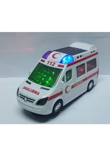 Oyuncak Ambulans Araba Sesli Işıklı