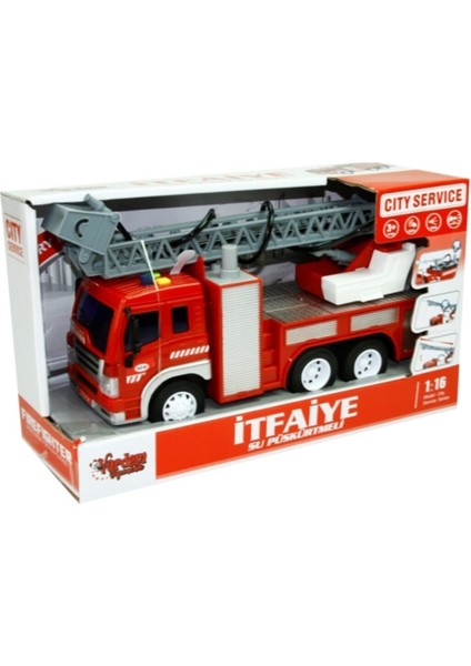 1:16 Sürtmeli Sesli Işıklı Itfaiye (Su Atar) fiyatları