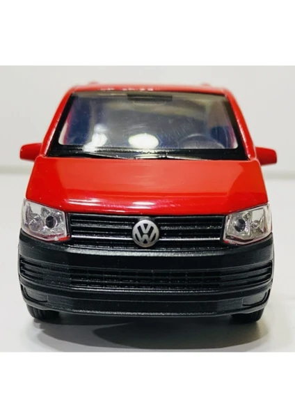 Transporter T6 Die Cast Metal Araba Orjinal Lisanslı 1-34 Kırmızı