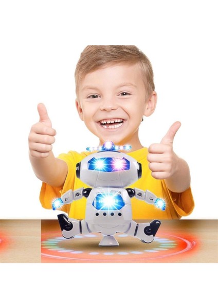 Torutoys 3D Işıklı ve Müzikli Dans Eden Robot