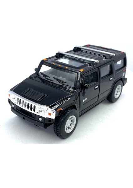 2008 Hummer H2 Suv - Çek Bırak 5ınch. Lisanslı Model Araba, Oyuncak Araba 1:40