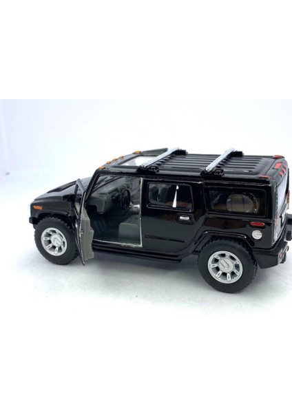 2008 Hummer H2 Suv - Çek Bırak 5ınch. Lisanslı Model Araba, Oyuncak Araba 1:40
