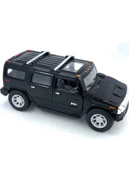 2008 Hummer H2 Suv - Çek Bırak 5ınch. Lisanslı Model Araba, Oyuncak Araba 1:40