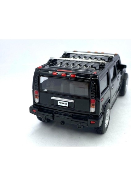 2008 Hummer H2 Suv - Çek Bırak 5ınch. Lisanslı Model Araba, Oyuncak Araba 1:40
