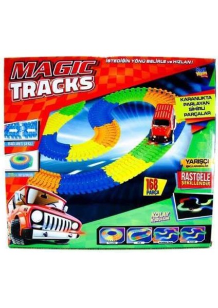 Magic Tracks Araba ve Parkur 168 Parça