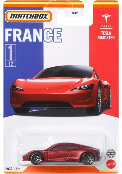 1:64 Best Of France Arabalar Tesla Roadster